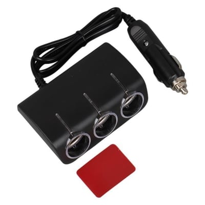 Olesson 1521 12-24V 120W 80 CM Kablolu 3LÜ Araç Çakmak Çoklayıcı