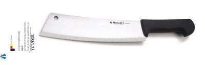 Paslanmaz Pirzola Satırı Hulusi Bıçak Üstüne Dökme Moblen Saplı 26 cm 60mm X 260mm X 3mm 10861.26
