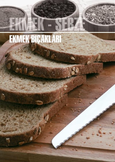 Perçinli Ekmek Bıçağı 13.7 cm No.1 Hulusi Bıçak Ahşap Saplı 24mm X 137mm X 2mm 11311.13