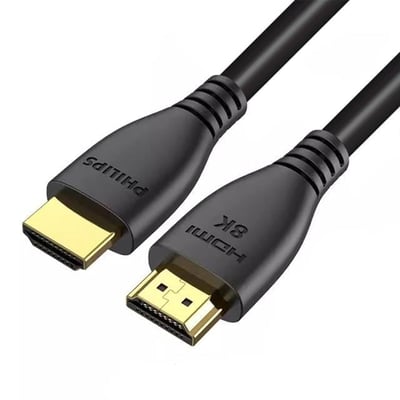 Philips 2 Metre 8K-60HZ 4K-120HZ V2.1 HDMI Görüntü Kablosu (SWV7250/93-T-2.0)
