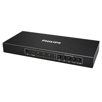 Philips SWR9101W/93 HDMI Quad Multi-Viewer 4-Giriş 1-Çıkış Ekran Bölücü ve Seçici Switch