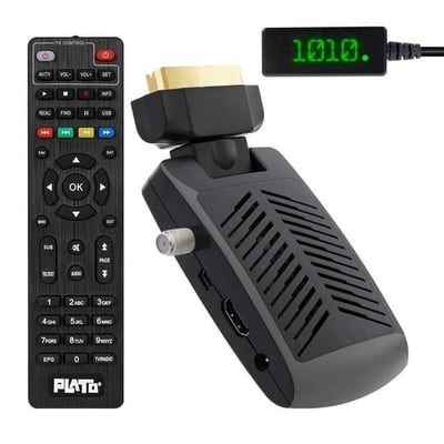 Plato Multi Mini Scart + HDMI Girişli Tkgsli Full HD Uydu Alıcısı