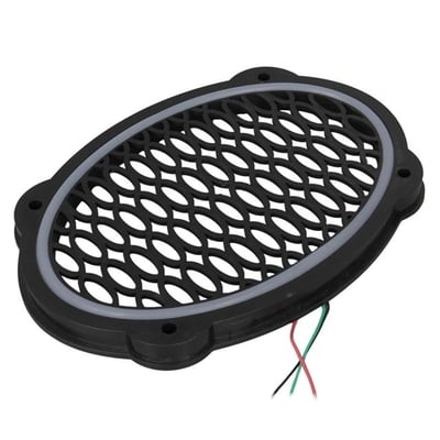 Poke PK-5653 4 Adet Oval Oto Hoparlör Kapağı Kumandalı Pixel Ledli RGB Animasyonlu Kapak