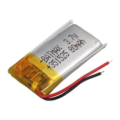 Powermaster PM-29462 3.7V 80mAh 351525 Soketsiz Lityum Polimer (Li-Po) Batarya Şarj Edilebilir Pil