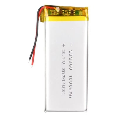 Powermaster PM-29464 3.7V 1.000mAh 503060 Soketsiz Lityum Polimer (Li-Po) Batarya Şarj Edilebilir Pil