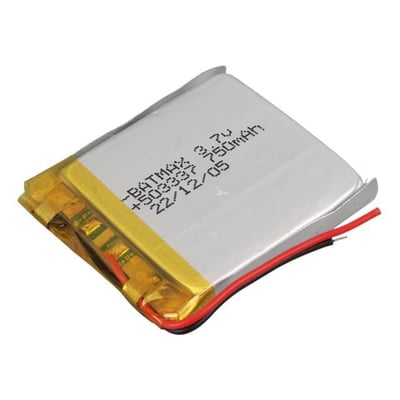 Powermaster PM-29465 3.7V 750mAh 503337 Soketsiz Lityum Polimer (Li-Po) Batarya Şarj Edilebilir Pil