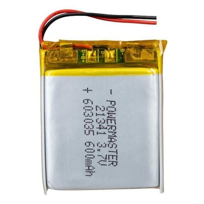 PowerMaster 603035 3.7 Volt 600 Mah Lityum Polimer Pil