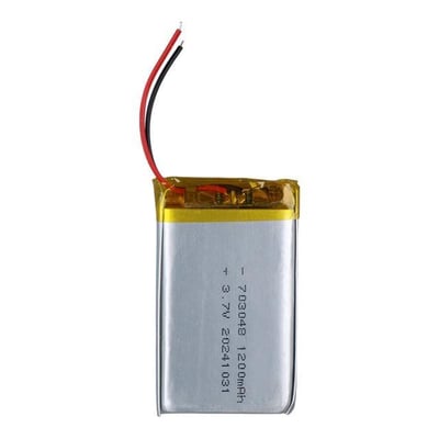 Powermaster PM-28165 3.7V 1.200mAh 703048 Soketsiz Lityum Polimer (Li-Po) Batarya Şarj Edilebilir Pil
