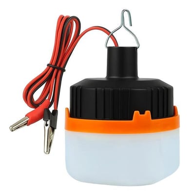 PowerMaster HT-A11 12 Volt Siyah Led Lamba Krokodil Maşalı Uçlu 21 SMD Ledli