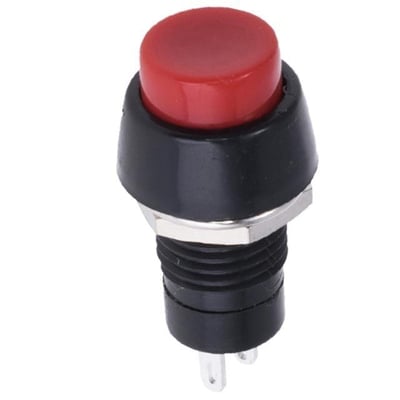 PowerMaster IC-190 Yuvarlak Plastik Anahtarlı Kalıcılı Buton 10mm