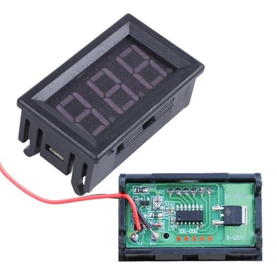 PowerMaster IC278-1 Dijital Voltmetre DC 5-120 Volt 2 Pin
