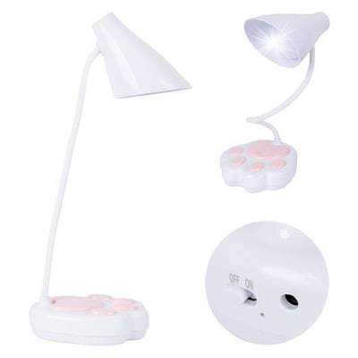 PowerMaster JF-1623 20 LEDli 2.5 Watt Şarjlı Esnek Masa Lambası (OM-114) - Dokunmatik ve USB Şarjlı