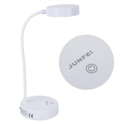 PowerMaster JF-1631 20 LEDli 2.5 Watt Şarjlı Esnek Masa Lambası - Dokunmatik ve USB Şarjlı