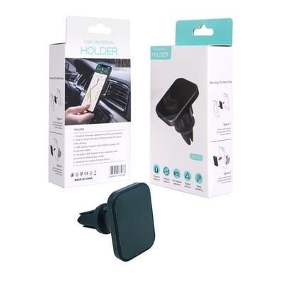 PowerMaster JX002 Mıknatıslı Manyetik Araç Telefon Tutacağı Klima Kanalına Geçmeli 360 Derece Hareketli Başlık