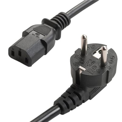PowerMaster PM-568 1.5 Metre PC Power Güç Kablosu 3x1mm² IEC-60320 C13 (Dişi) - Schuko/Tip F (Erkek) Fiş Uçlu
