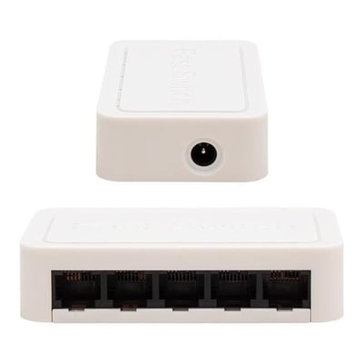 PowerMaster PM-17647 5 Port 10/100 Mbps Ethernet Switch