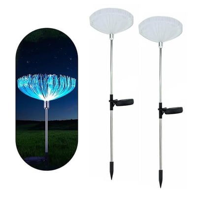 PowerMaster PM-21643 Solar Ledli 7 Renk Değıştiren Bahçe Dekorasyon Aydınlatma 2li Paket