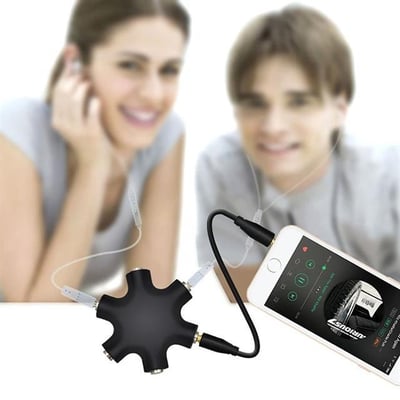 PowerMaster PM-24172 6LI 3.5mm Stereo AUX Çoklayıcı