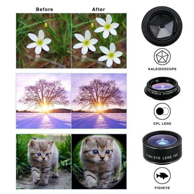 PowerMaster PM-25951 Telefon Kamera 6Lı Set Lens Kiti