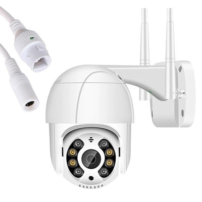 PowerMaster PM-26198 Dış Mekan Wifi/POE Ethernet Kamera 4MP 1080P ICSEE