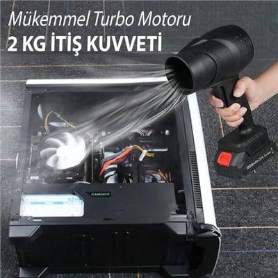 PowerMaster PM-26235 48V 4000mAh Mini Jet Turbo Hava Üfleyici Fan
