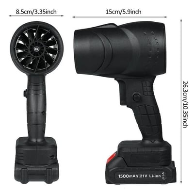 PowerMaster PM-26235 48V 4000mAh Mini Jet Turbo Hava Üfleyici Fan