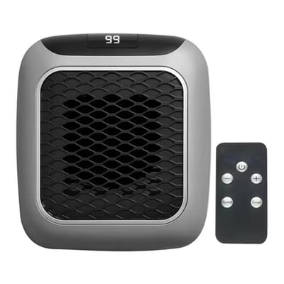 PowerMaster PM-26513 800 Watt Priz Tipi Uzaktan Kumandalı Taşınabilir Isıtıcı (Zamanlayıcı - Otomatik Kapanma)