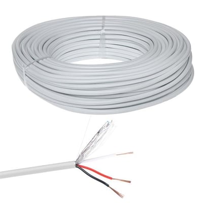PowerMaster PM-27948 2+1X0.50mm CCA CCTV Kamera Kablosu (100 Metre)