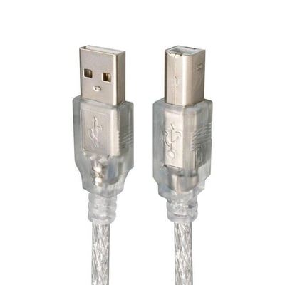 PowerMaster PM-3267 3 Metre Şeffaf Mavi USB 2.0 Yazıcı Kablosu