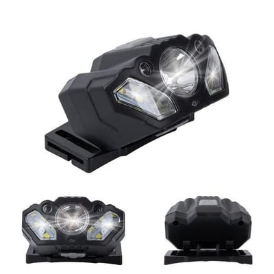 PowerMaster RELAX-31 Şarjlı Flashlı 6 SMD LED ve Power LEDli Kırmızı LEDli Kafa Feneri