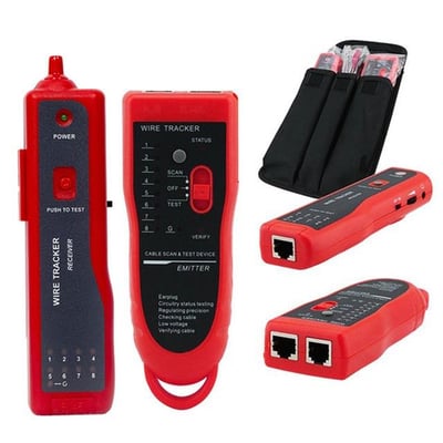 Powermaster  PM-16250 Lüks Çantalı Kablo Bulucu ve Test Cihazı PM-16250