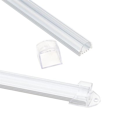 Powermaster 1 Metre Neon Şeffaf Alüminyum Kasa