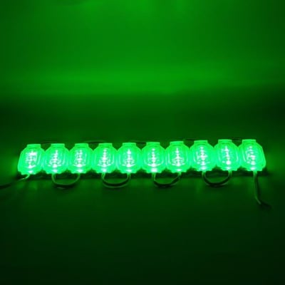 Powermaster 12 Volt 0.6 Watt Yeşil 2835 65 X 25 Mm IP65 120 Lümen 160 Derece Modül Led