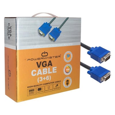 PowerMaster PM-4424 15 Pin Erkek/Erkek 20 Metre VGA Kablo