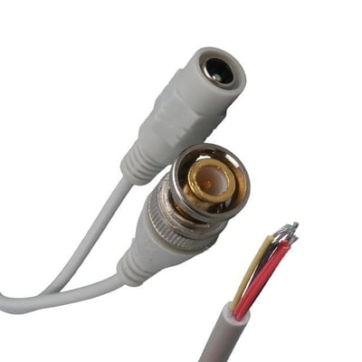 Powermaster PM-12689 Dc Dişi Jacklı 5.5*2.1 Mm Uç 30 Cm Bnc Güvenlik Kablosu