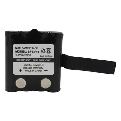 Powermaster BP38/40 NI-MH 4.8 Volt 700mAh Cobra Telsiz Pili Şarj Edilebilir Şarjlı 4xAAA