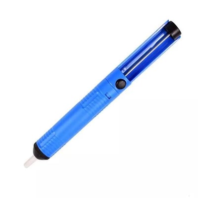 PowerMaster CJ-1229 Yüksek Emişli Lehim Temizleme Pompası Plastik Mavi (192mm)