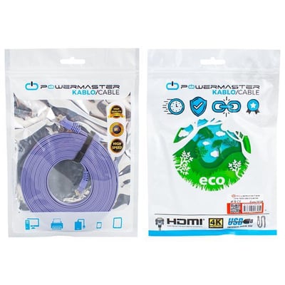 Powermaster Cat6 Yassı Kablo 5 Metre