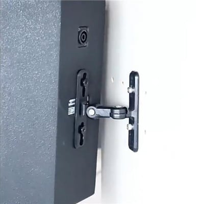 PowerMaster GU15 Sütun Duvar Hoparlör Tutucu 20kg Taşıma Kapasiteli Çelik Malzeme (2li Paket)