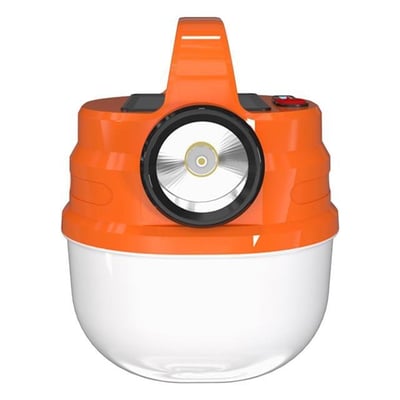 Powermaster HB-V70 Çift Işıklı  6 Modlu (El Feneri+5  Kademe) 50 Watt Şarj Edilebilir Kamp Feneri