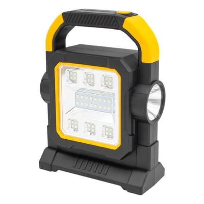 Powermaster HC-7078-D Üç Çalışma Modlu Şarjlı 40 SMD Ledli Taşınabilir Solar Panelli Lamba