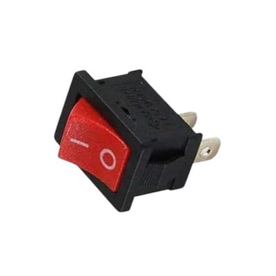 Powermaster IC-125B-1 Mini Kırmızı Işıksız ON-OFF Anahtar