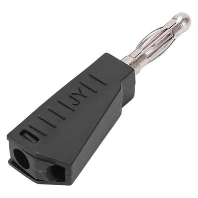Powermaster IC-238D 4mm Banana Jack Üçgen Konnektör Siyah