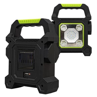 Powermaster JY-258C 3 Kademeli̇ Şarjlı Çok Fonksiyonlu Solar Işıldak
