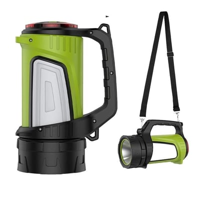Powermaster Ledli Uzun Menzilli Kamp Tipi Şarjlı Işıldak Fener JS-881C
