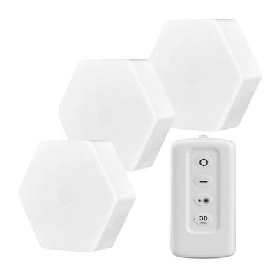 Powermaster MX-359 Üçlü Altıgen Kumandalı Pilli Dokunmatik Tezgah Altı LED Aydınlatma