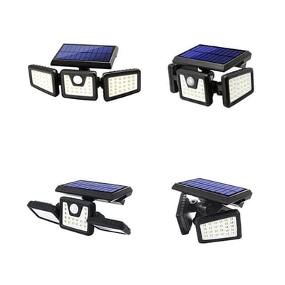 Powermaster MX-W771A Sensörlü 3 Modlu 74 Ledli Solar Aydınlatmalı Duvar Lambası