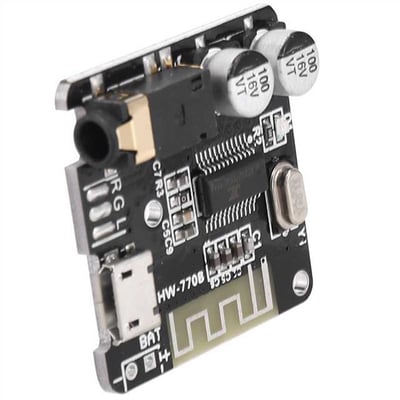 Magicvoice MV-14804 Oto Teyp Bluetooth 5.0 Çevirici Kiti Harici Batarya Destekli Şarj Modüllü (30x30mm)