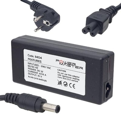 Powermaster PM-11404 19 Volt - 4.74 Amper 5.5*3.0  Mm Uçlu Adaptör (Samsung Notebook)