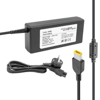 Powermaster PM-11418 20 Volt - 4.5 Amper - 90 Watt - Usb Tip Uçlu Adaptör (Lenovo Ibm Notebook)